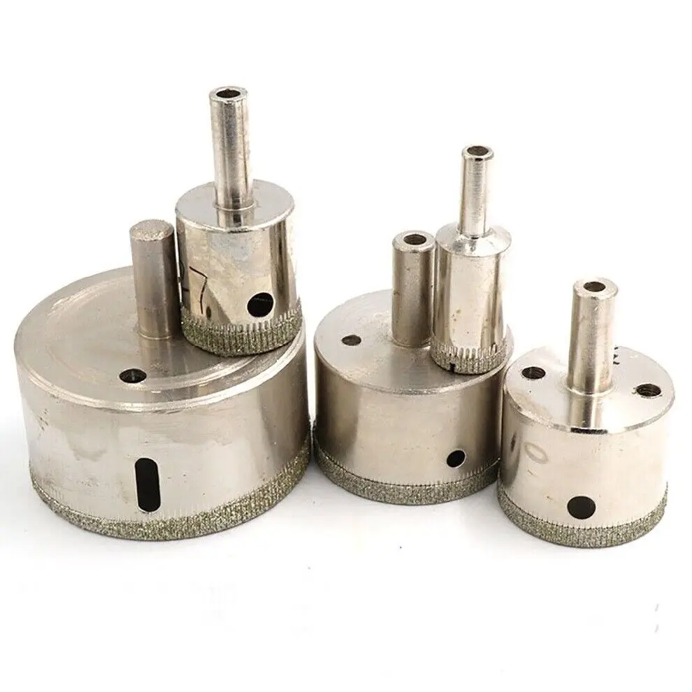 

7-20mm High Quality Diamond Coated Glass Quartz Stone Wood Holesaw Cutter Emery Hole Opener Metal Processing Manufacturing
