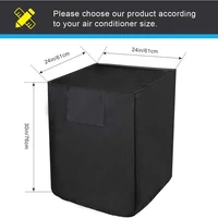Air Conditioner Cover For Outside Unit Universal Veranda Winter AC Furniture Central Waterproof  Dust-Proof Outdoor Vent Full 2