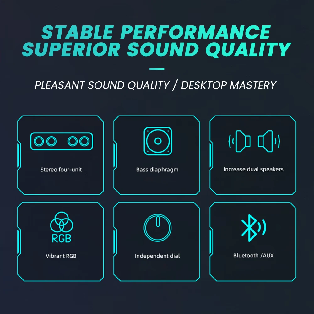 PHILIPS SPA4100 Soundbar Simple Design 52mm Driver Unit Stereo Environment Featuring RGB Light Strips And Independent Knobs - Image 5