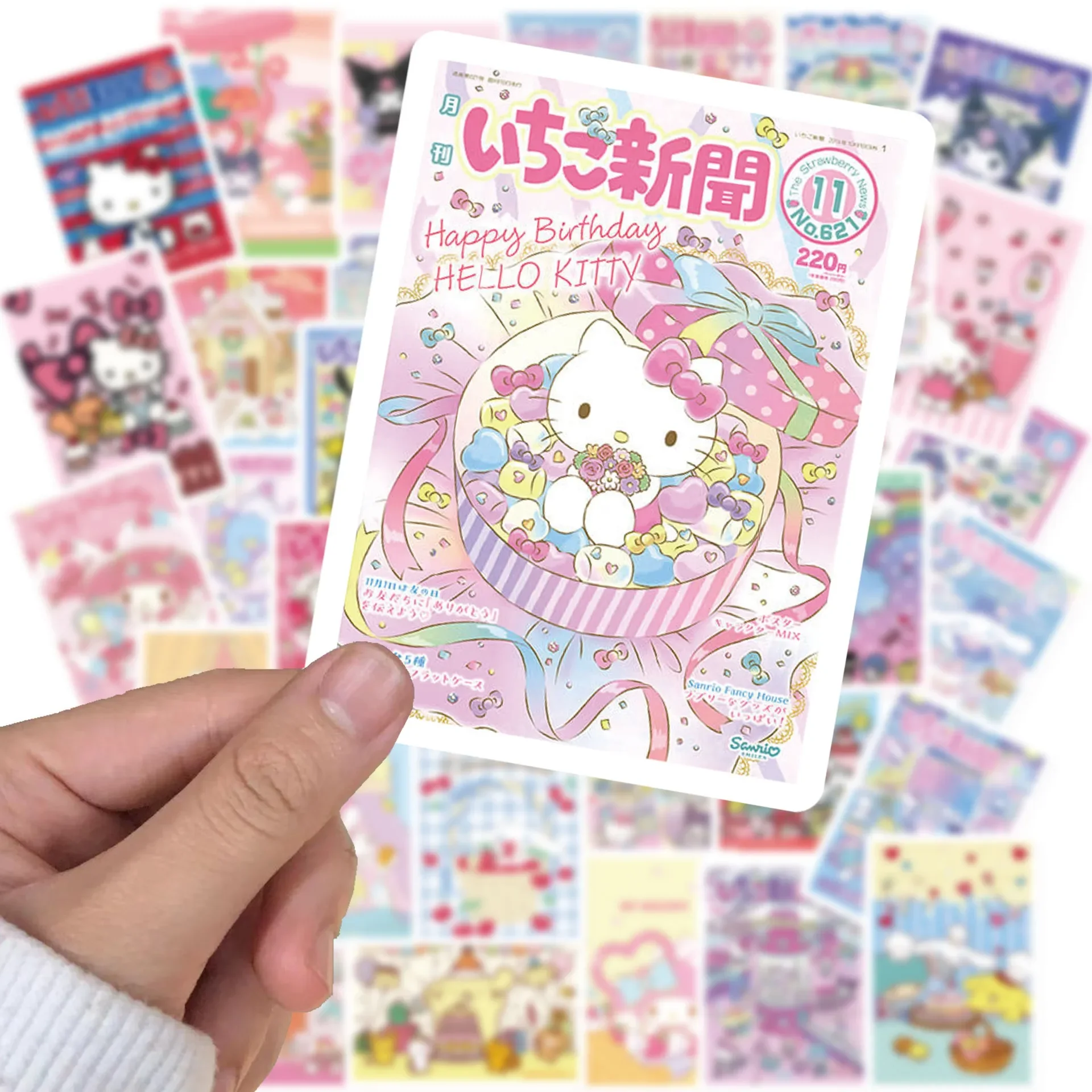 Sanrio Hello Kitty Sealing Labels Stickers Aesthetic