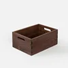 Black Walnut Desktop Storage Box Traditional Dovetail Joint Wooden Organizer Solid Wood Home Decor Box for Office or Living Room 1