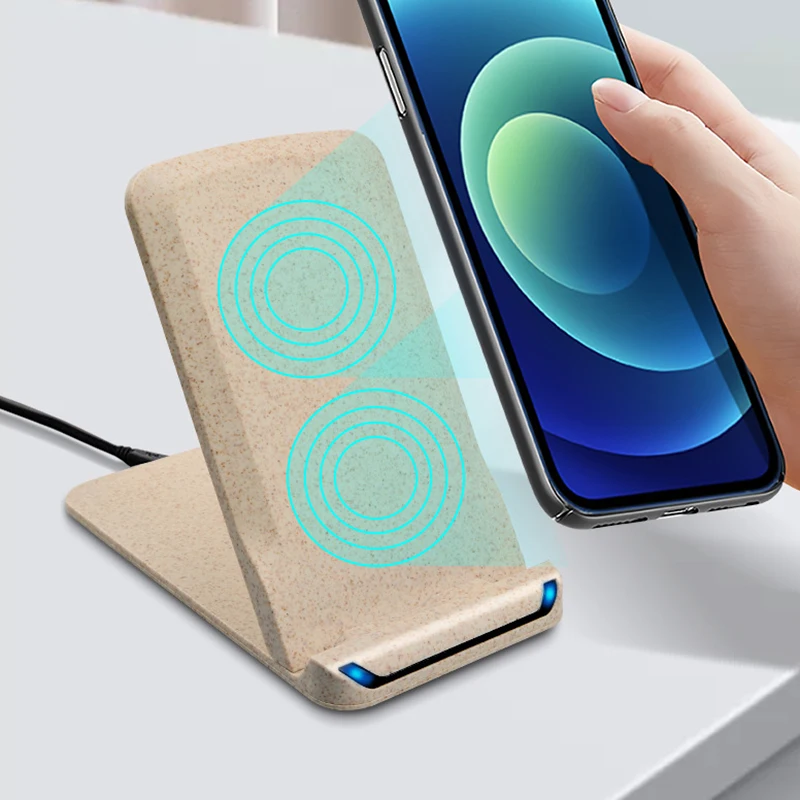 Artizer WS1010 Wheat Straw Wireless Charger fold-able 10W 15W fast charging - ANKUX Tech Co., Ltd