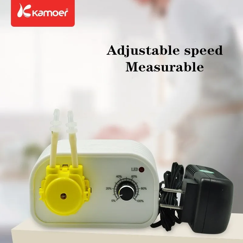 

Kamoer Adjustable Safe Mini Peristaltic Pump Dosing Pump Liquid Metering Pump for Aquarium Lab Analytical Accessories acuarios