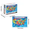 1000pcs United States of America Jigsaw Puzzles for Adults Home Decor Games Family Fun Floor Puzzles Educational Toys for Kids 2