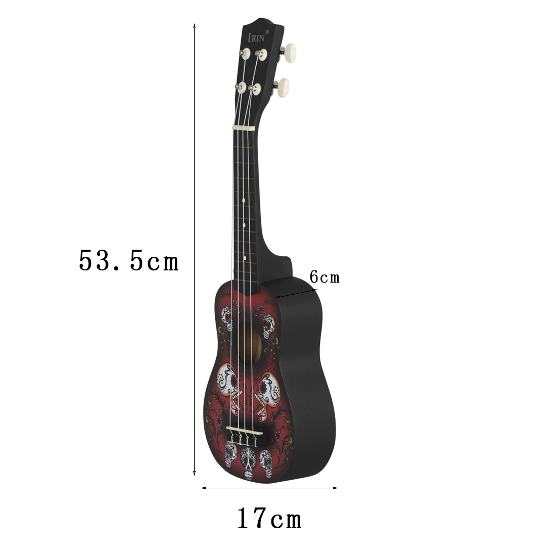 Ukulele Set 21 Inch 4 Strings Hawaiian for Kids Adult Beginners