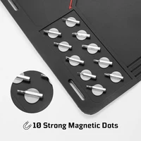 1PC Gun Cleaning Mat Rifle Pistol Gun Mat With Magnetic Dots Non-Slip With Organizer Parts Tray Protective Workbench Mat 1