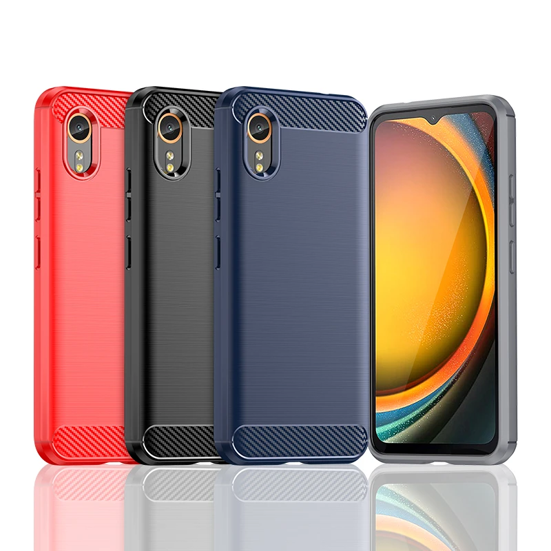 Cover Completa Per Samsung Galaxy Xcover 7 Custodia Per Samsung Galaxy X Cover 7 Cover In Fibra Di Carbonio In Silicone Per Custodia Samsung Xcover 7