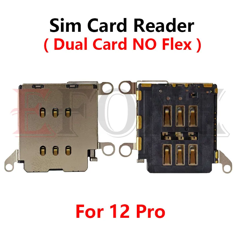 Dual Sim Tray For IPhone 12 Blue With Sim Card Reader - 2 Sim Cards In - Foto 8