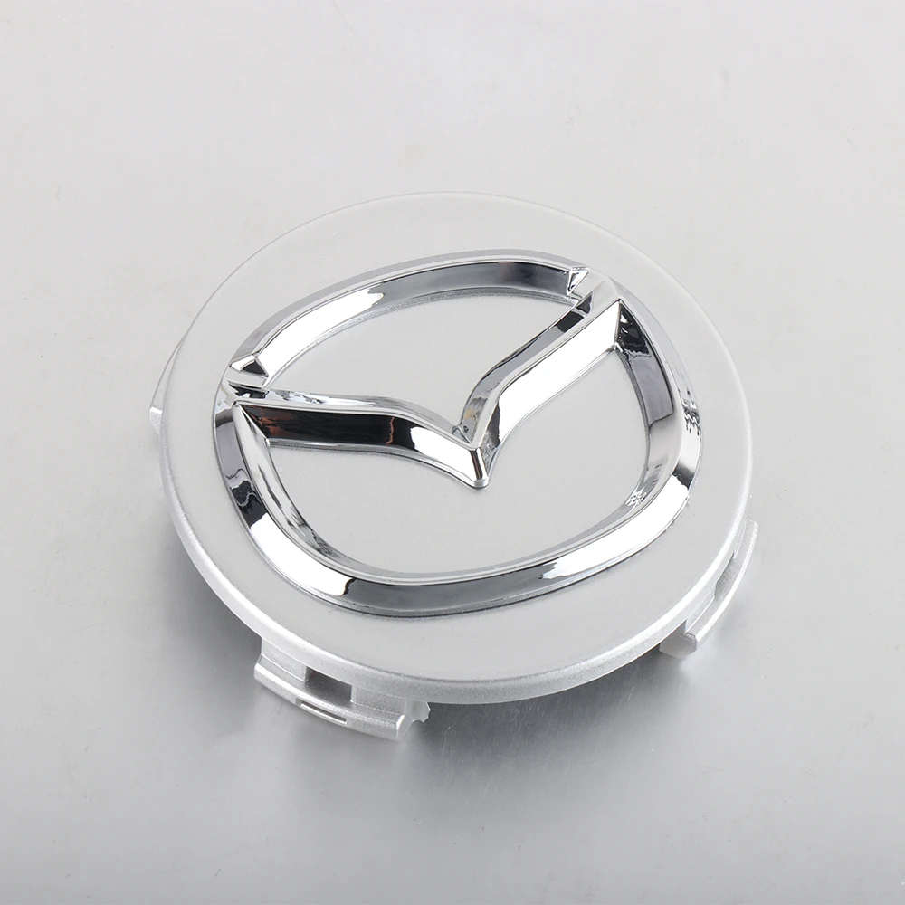Wheel Center Caps 4PCS 56mm For Mazda 2 3 5 6 7 323 626 RX7 RX8 MX3 MX5 Axela Atenza