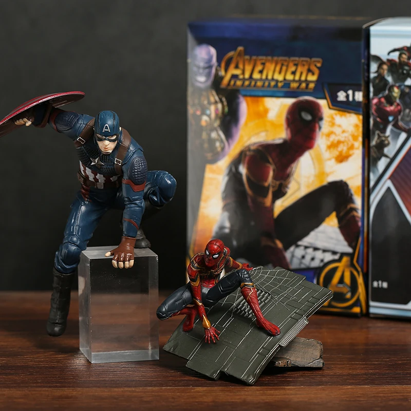 Avengers Endgame Spiderman Captain America Action Figure Toy Doll 6pcs/Set Gift 