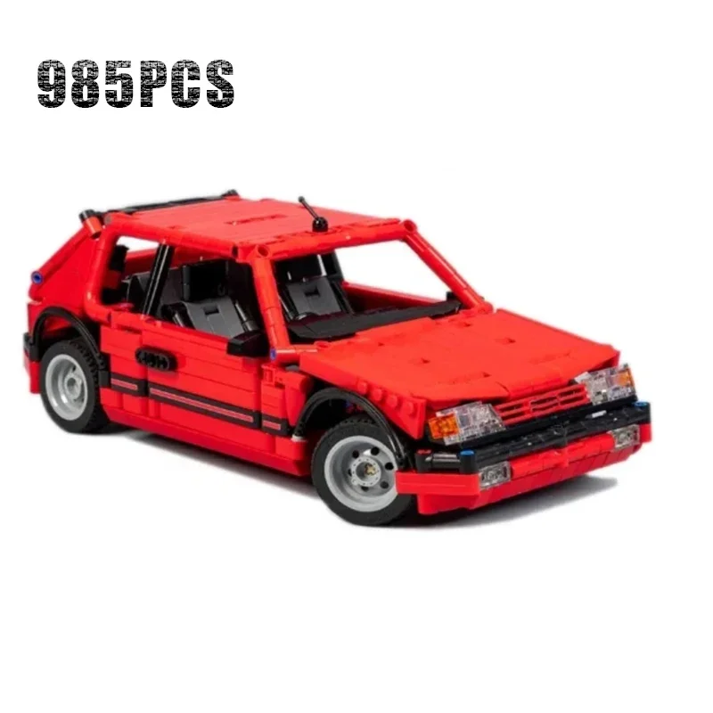 

New MOC-109517 205 Red Version Supercar Model Building Kit Building Blocks Self-locking Brick Educational Toy Boy Birthday Gift