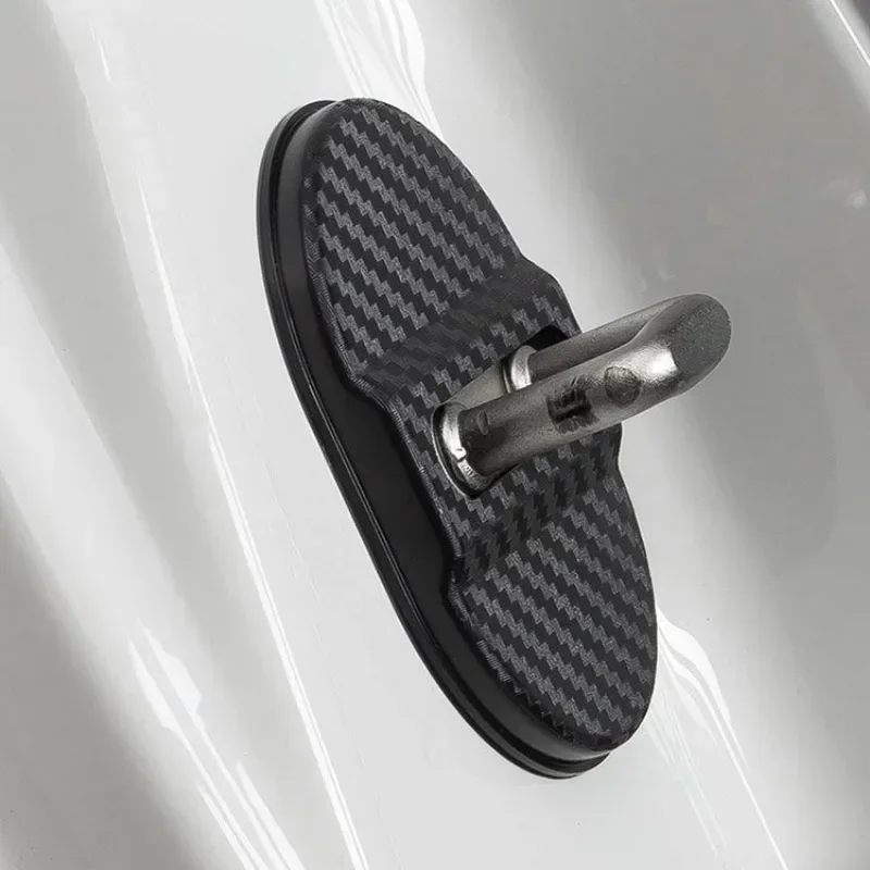 4PC Car Door Lock Cover Anti-Rust For Stainless Steel Protective Case Accessories Plastic Door Lock Protective Cover Functional