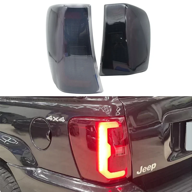 Feux Arrière Full LED Fumés Pour Jeep Grand Cherokee (1999-2004) - Kit Gauche Et Droit étanche Et Poussière