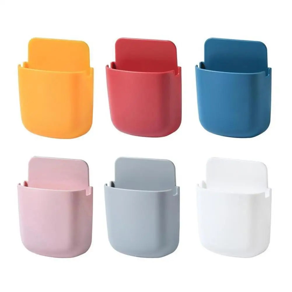 Wall Mounted Organizer Storage Box For Remote Control Air Conditioner Case Self Mobile Phone Plug Holder Stand Rack Home |