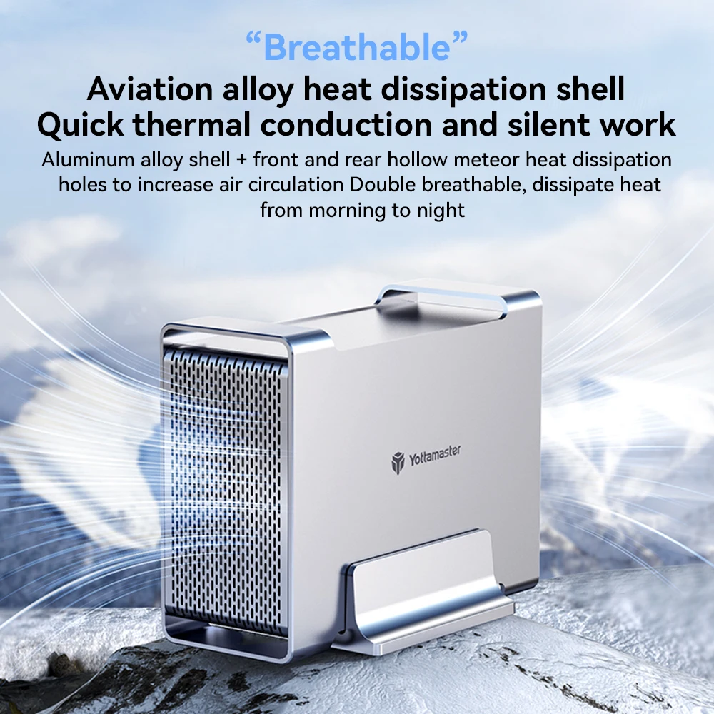 Yottamaster 2ベイRAIDハードドライブエンクロージャー 2.5インチ/3.5