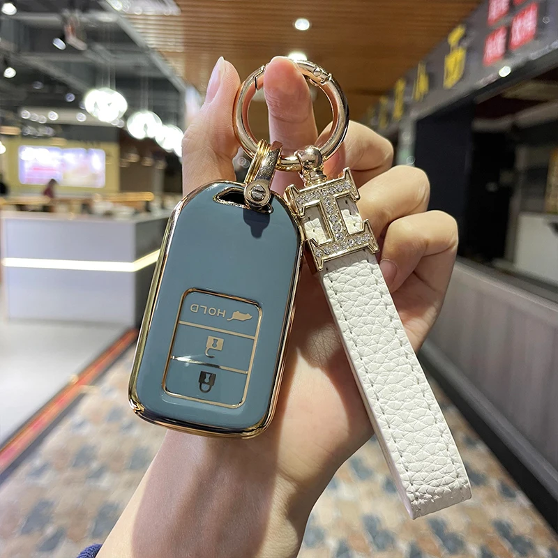 Cover Chiave/telecomando per Honda Accord Civic HRV CRV CR-V misura HR-V città odissea XR-V - S7fa80d43d26e45a19a08bd63c7abb51fM