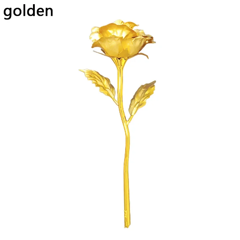 24K Gold Foil Plated Roses - Timeless Valentine's Day Gift & Elegant Wedding Decor