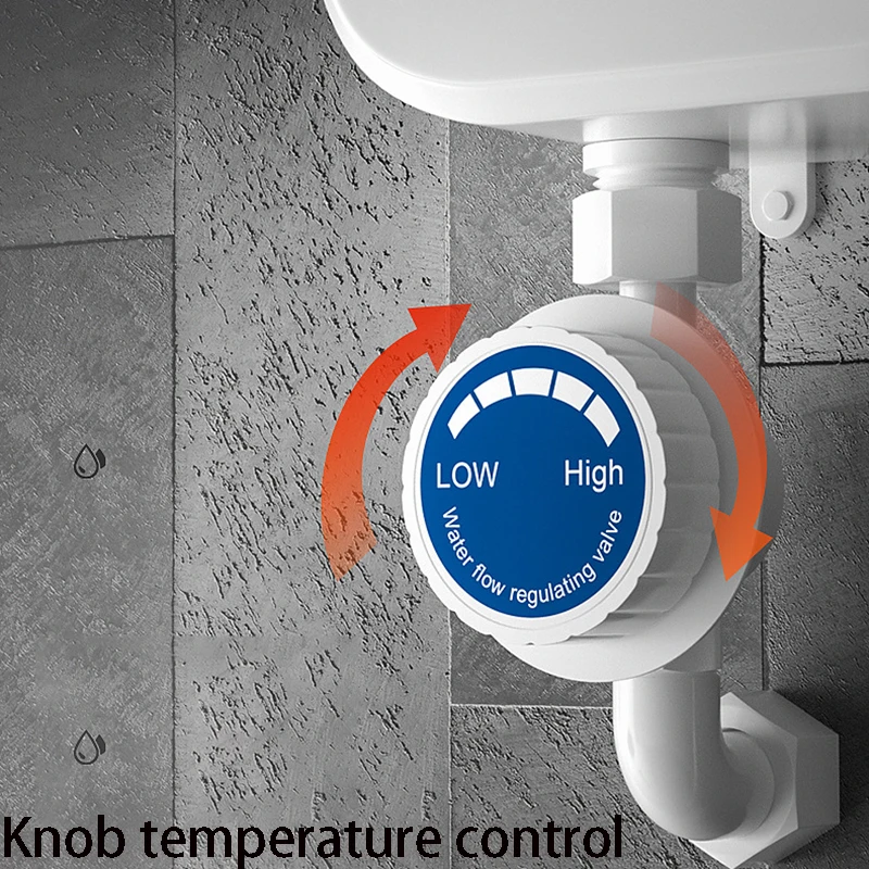 EU/US Plug 3500W Electric Thankless Mini Instant Hot Water Heater 220/110V bathroom Faucet Tap Heating 3 Seconds Instant Heating