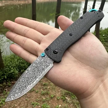 Carbon Fiber Folding Knife Steel Blade 1