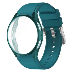 Premium Strap and Protective TPU Case with Bracelet - Soft and Durable Cover - Watch 6 Classic 43mm (Indigo)