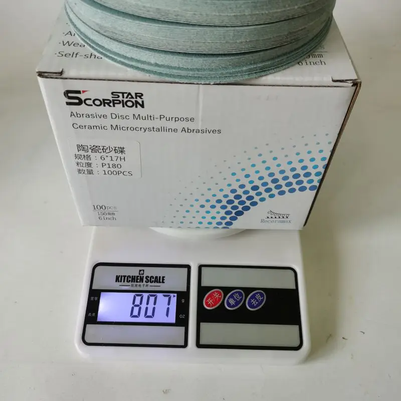 Round Sandpaper 6 Inch 150mm 17 Hole for FESTOOL/MIRKA/3M ect Sander Car Polishing Self-adhesive Back Velvet sanding discs,sandpaper set,polish sand paper,sandpaper tools,mini sandpaper kit