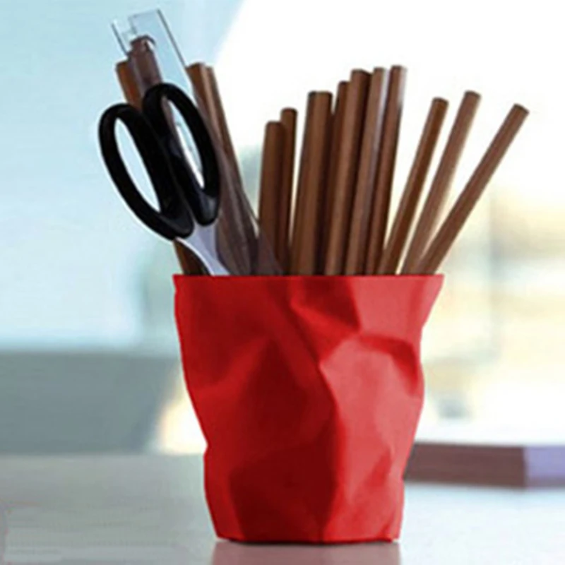 3 Color Pen Pencil Pin Gel Pen Ball Piont Pen Desk Decoration Organizer Stationery Holder, Pen Holder,Flower Pot 3