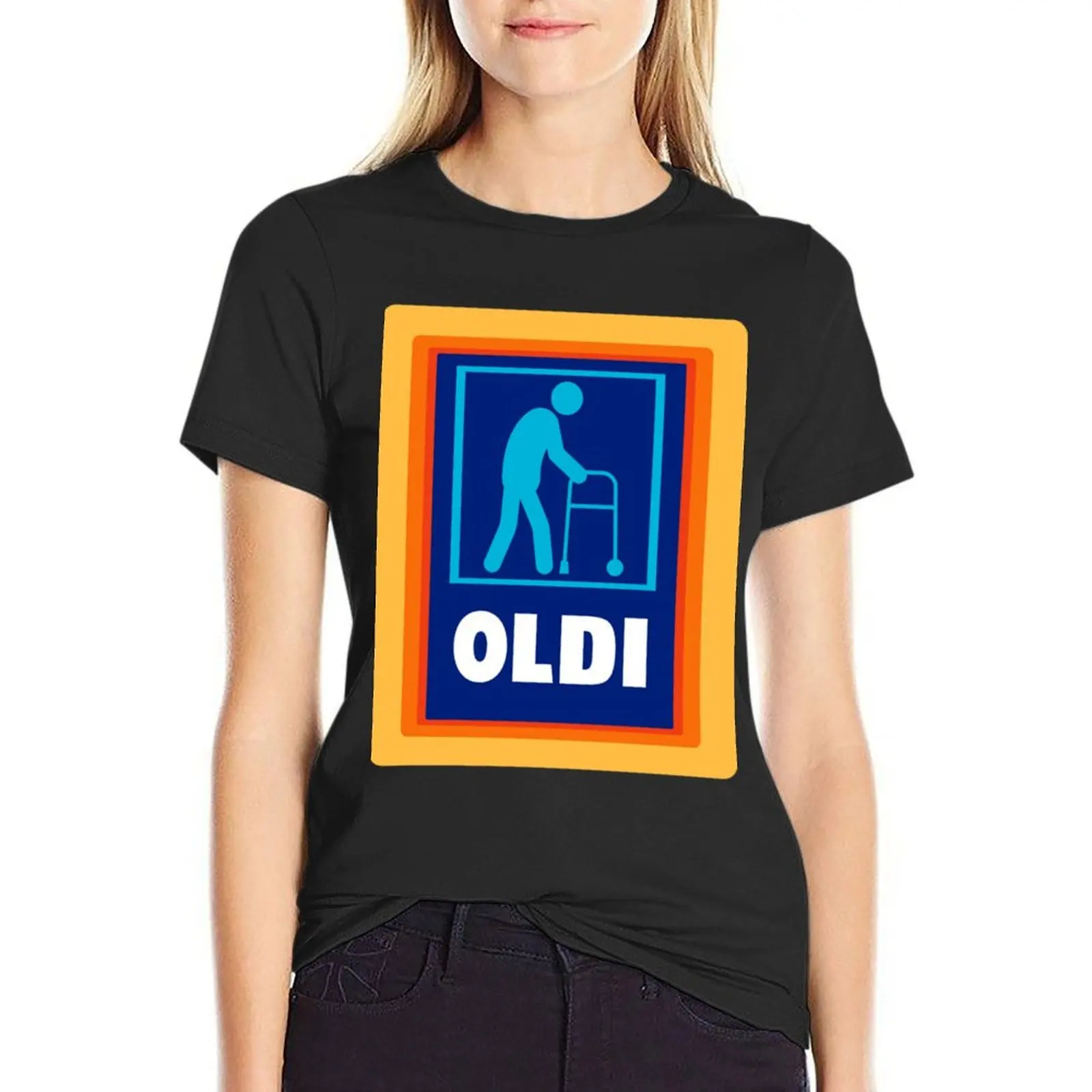 

Oldi Classic T-Shirt workout t shirts for Women t-shirt dress for Women graphic workout shirts for Women loose fit
