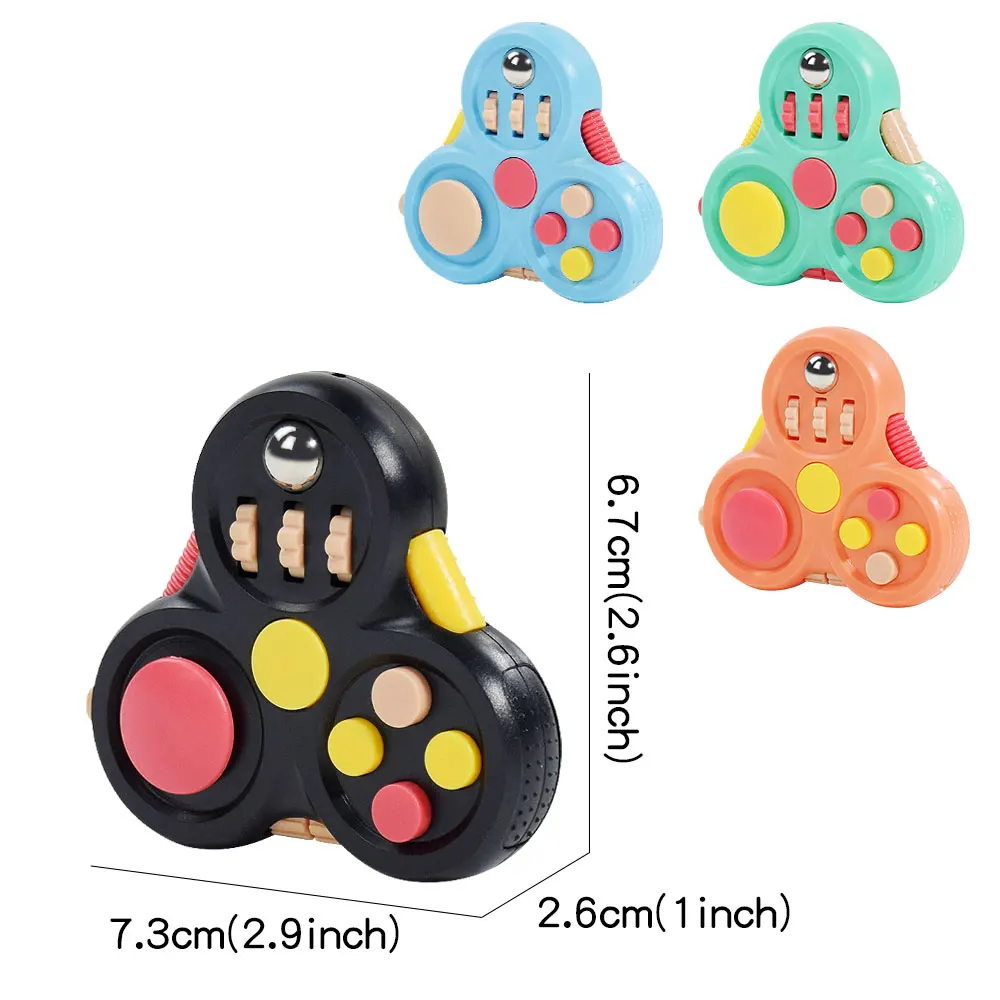 Fidget Spinner Fidget Spinners Finger Gyro Toy Fidget Toys Decompression Tool Toy Fingertip Stress Relief Toy Fidget Toy Fingertip Decompression Toy Children Decompression Controller fidget spinner Toy Gyro Magic Square Game Fingertip Game Creative Decompression Toys For Kid