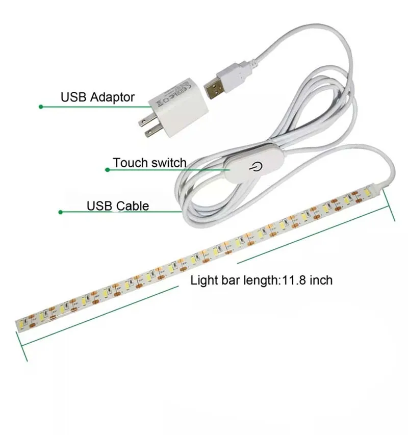 Adjustable Brightness Sewing LED Lights Multifunctional Flexible Work Lamp for Drill Press Lathe