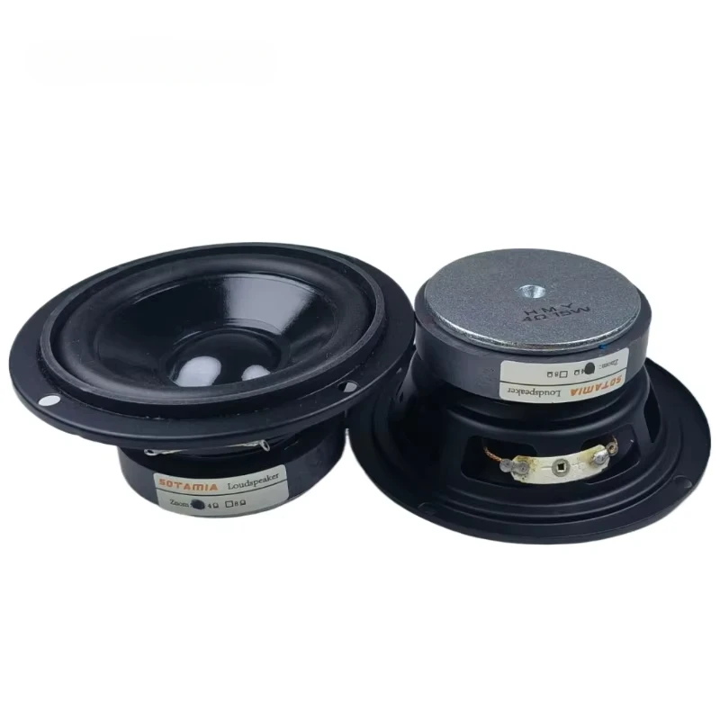 SOTAMIA 2Pcs 3 Inch Midrange Bass Speakers 4 Ohm 15W Outdoor Waterproof Bluetooth Speaker Audio Hifi Music DIY Music Loudspeaker