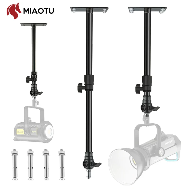 Miaotu photography studio wall hanger with 1/4 interface bracket Adjustable bracket ceiling photography