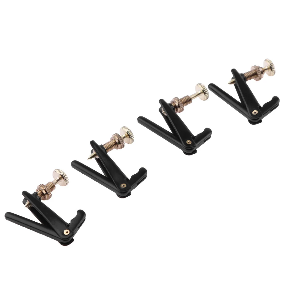 바이올린 4/4 3/4 바이올린 파인 튜너 조정기, 구리 도금 나사, 바이올린 파인 튜너, 바이올린 액세서리, 100-4 개