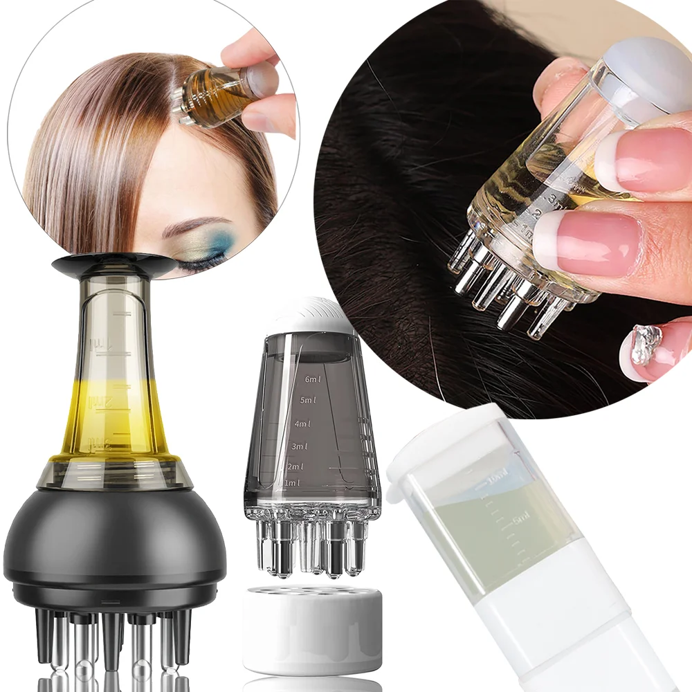 Scalp Applicator Hair Oil Applicator Bottle Comb for Hair Care Medicine  Scalp Head Fluid Brush Essential Oil Hair Treatment Comb - AliExpress