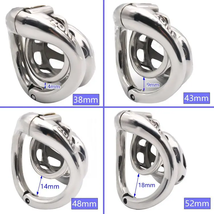 Urethral Lock Metal Openable Ring Design Male Chastity Penis Ring Cock Cage Sex Toys for Men Couples Sextoys Shop Adults