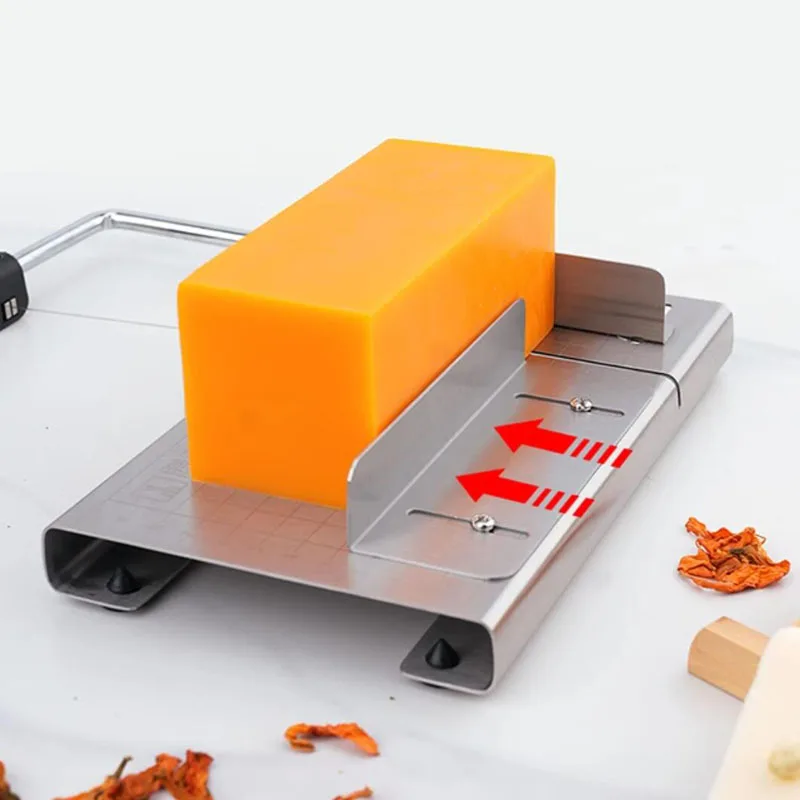 DIY soap stainless steel cutting table adjustable cheese butter wire scissors handmade soap cutting machine