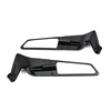 For KAWASAKI ER6N ER6F ER-6N Motorcycle Mirrors Stealth Winglets Mirror To Rotate Adjustable Mirrors 4