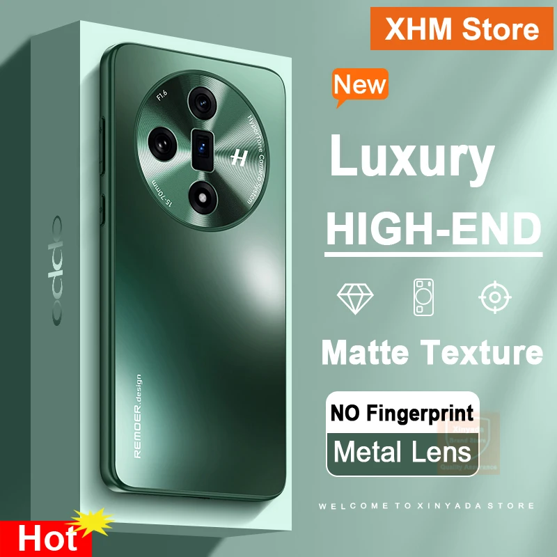 

Для Oppo Find X7 Ultra чехол брендовый матовый чехол для Oppo Find X7 Ultra чехол защитный чехол для телефона металлический чехол для объектива