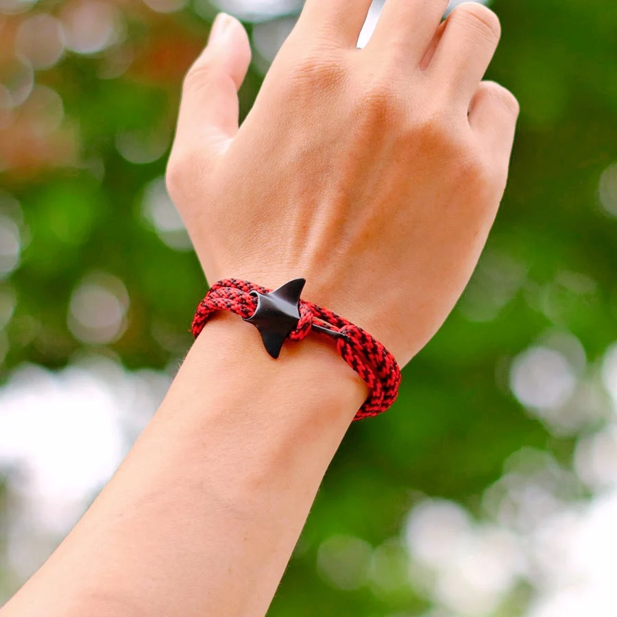 Marine Manta Rope Bracelet For Men Adjustable Nautical Accessory