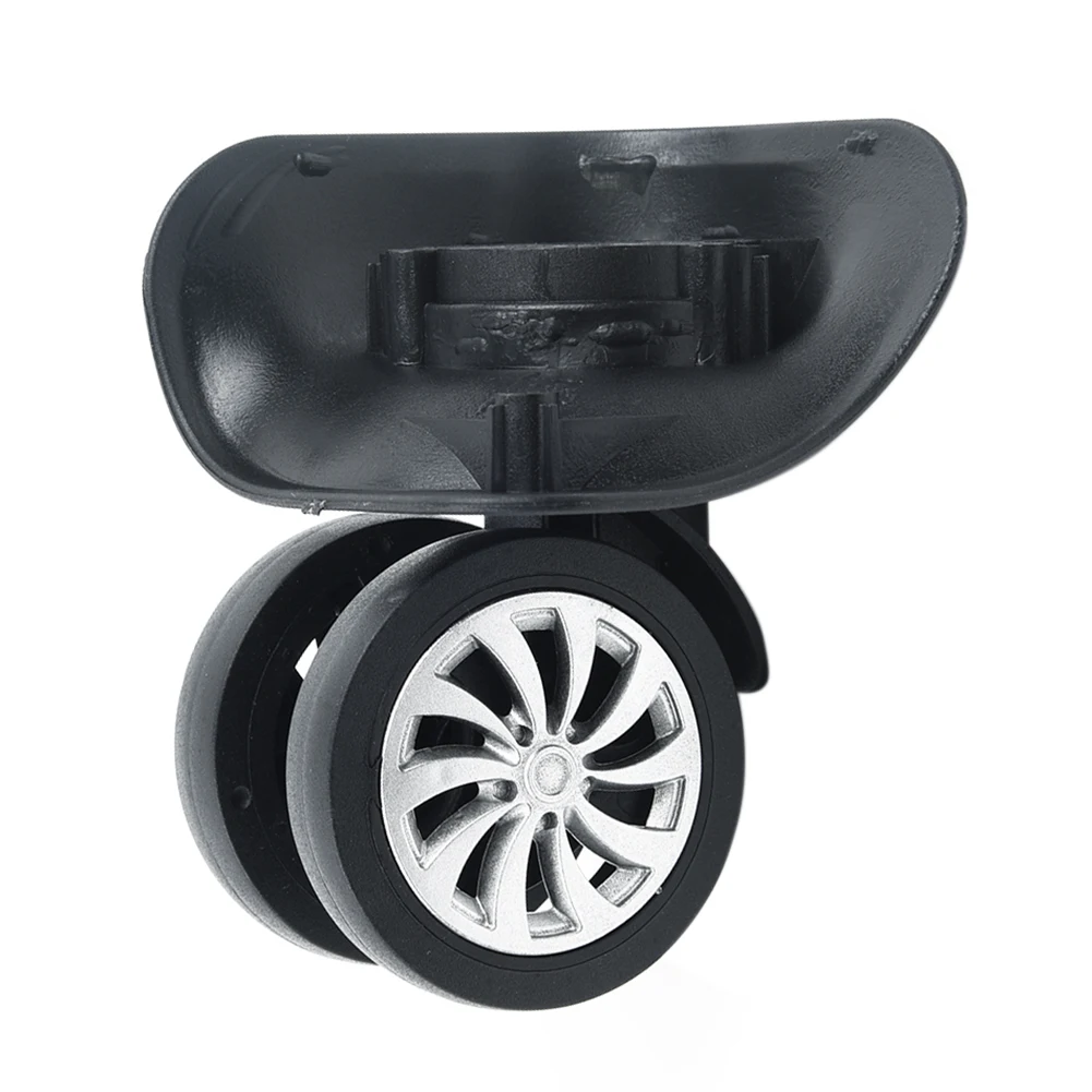 

Black Luggage accessories wheel 10.2*6.5cm Durable Suitcase Repairment Replacement Luggage 360° Swivel Spare Pro