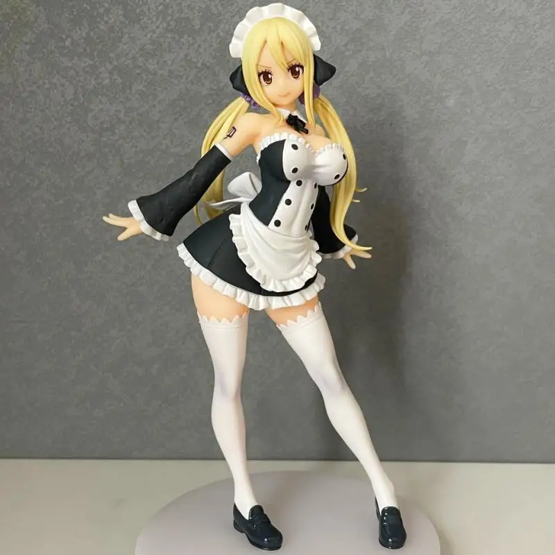 

Stock 100% Original Gsc Lucy Heartfilia Pop Up Parade Fairy Tail Virgo Form Ver Anime Figure Model Action Toys 16.5cm Gift