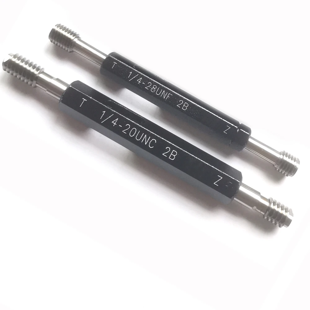 

2B Unified thread gauge Right hand Fine Screw threads plug gauges Gage tools UN UNC UNF UNEF UNS 1/4 1/4-28 1/4-32 1/4-36 1/4-40