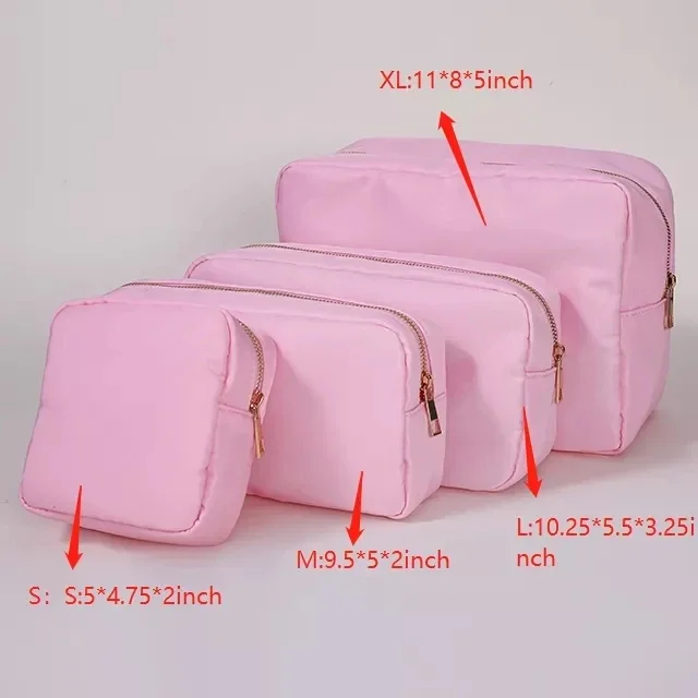 Thanksgiving Christmas Gifts Nylon Cosmetic Makeup Bag Organizer Care Travel Toiletry Bags Make Up Cosmetic Zipper Pouch Women 5