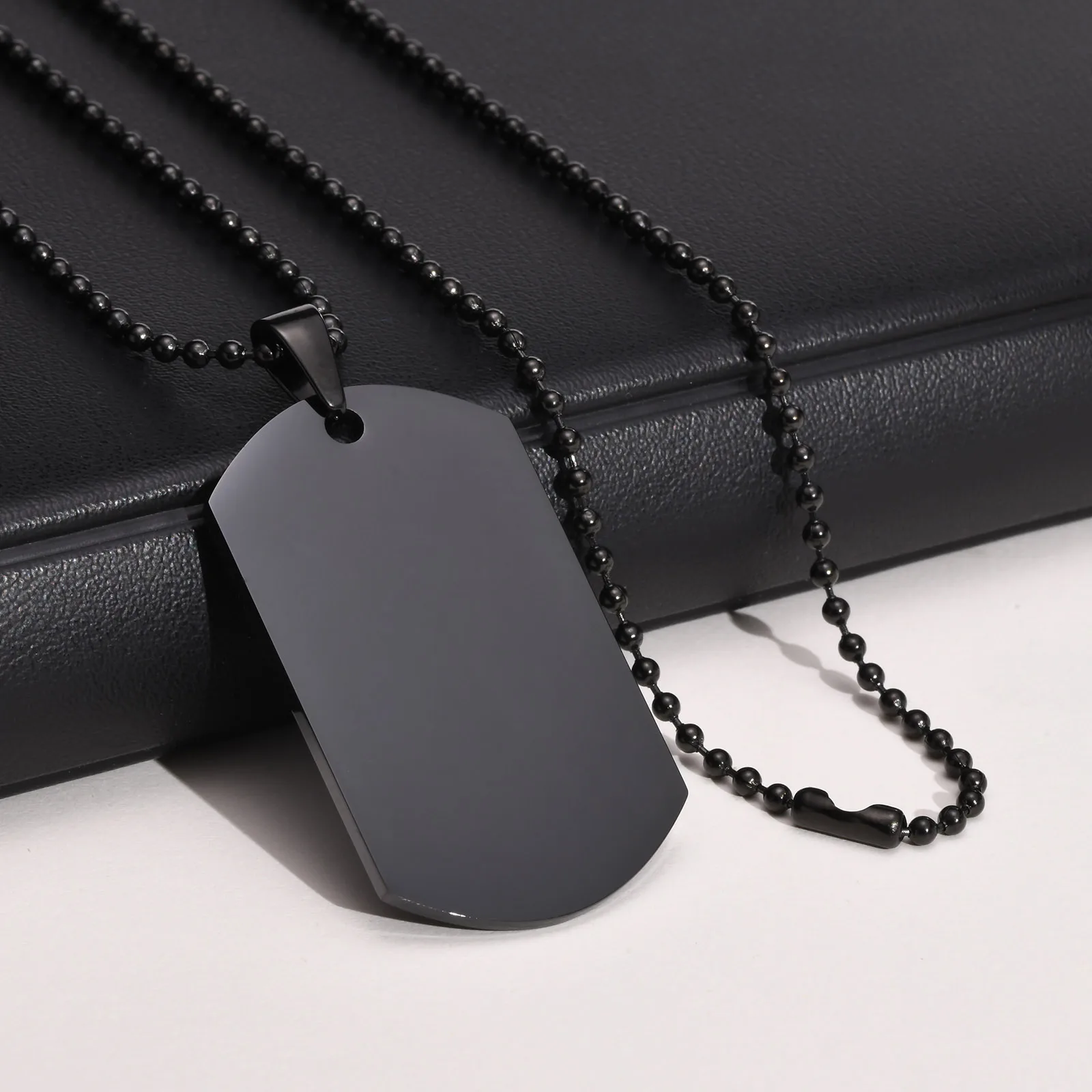 Collana Dog Tags Militari - Targhette Esercito In Argento Per Uomo Ragazzo Soldato