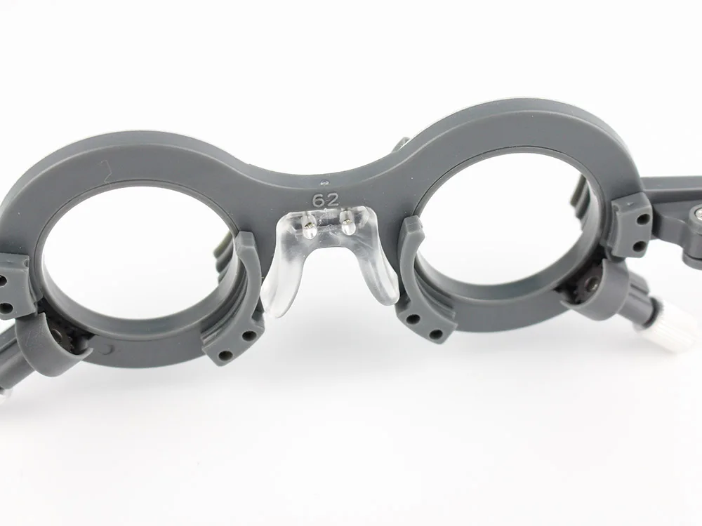1pc New Design TF-X Plastic Optical Trial Frame Set Ophthalmic Trial Lens Frame 52-70mm Optional Fixed PD Grey Color