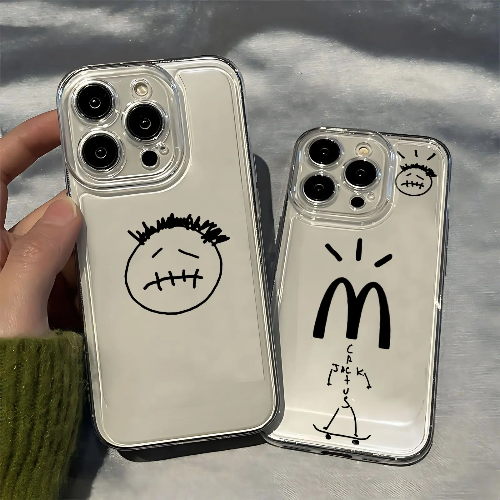 Coque IPhone Cuir Travis Scott Cactus Jack - À Rabat, Compatible Modèles 11 à 13 Pro Max