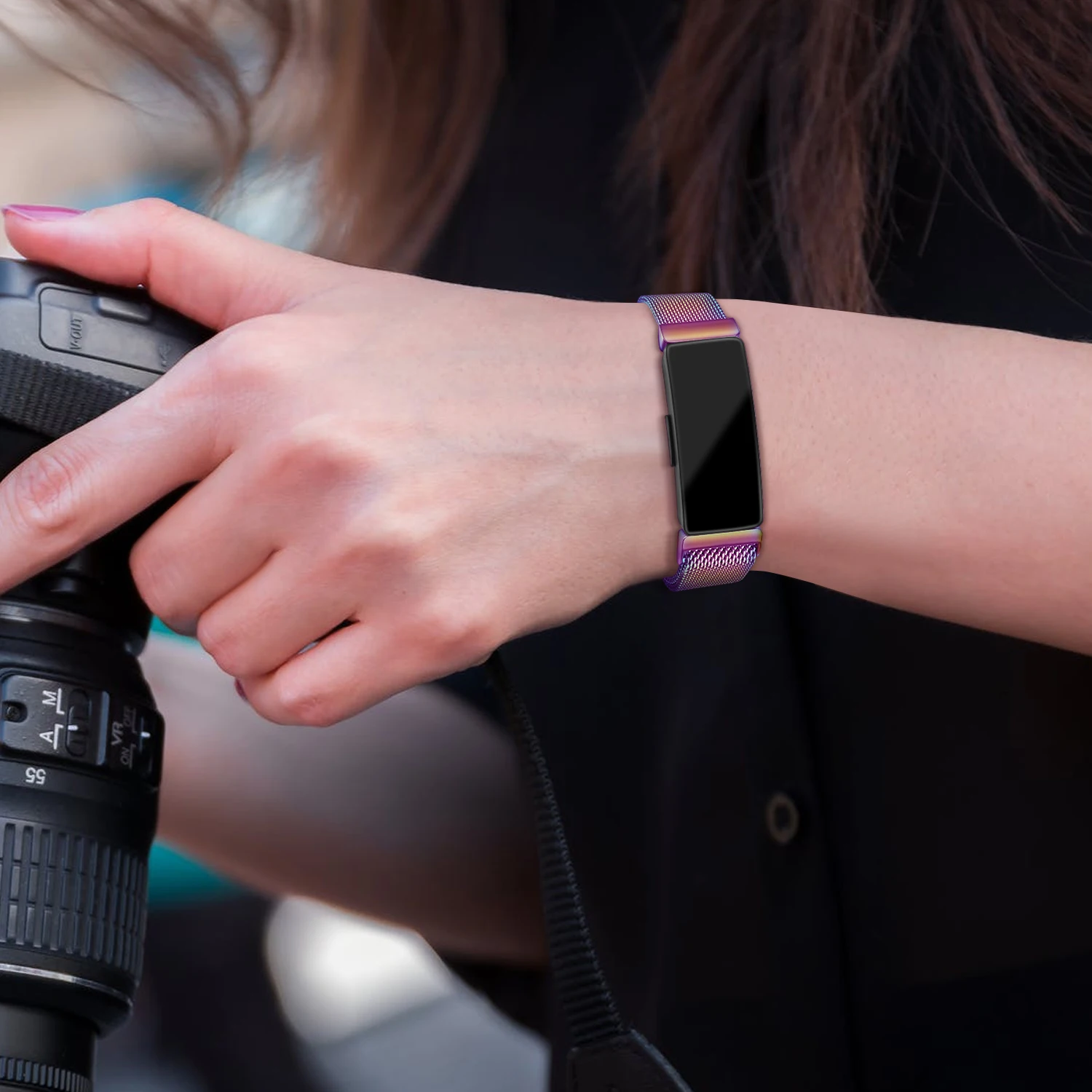 Elegant Metal Magnetic Watch Band - Versatile Strap Bracelet Accessory