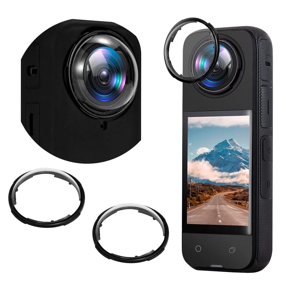 울트라 HD 보호 가드, 방수 PC 보호 렌즈 가드, 회전 렌즈 보호 커버, Insta360 X4 액세서리, 2 개