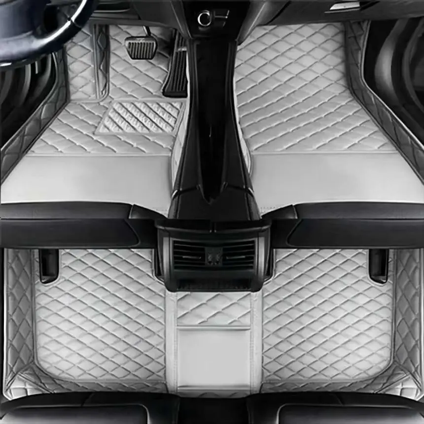 

Leather Custom Car Floor Mats 100％ For BMW G30 Auto Accessories Waterproof Carpets Driver Only Foot Pads