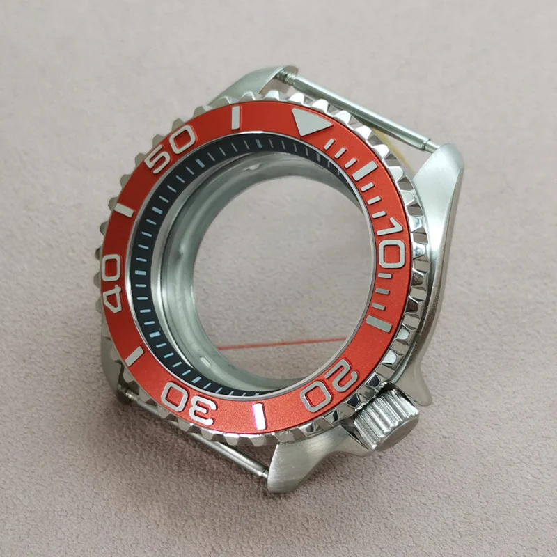 Mod Seiko SKX007 Watch Cases Double Deck Sapphire Glass Fits NH35 NH36 4R 7S26 Movement Stylish Bezel Men's Dive Watch Case Part