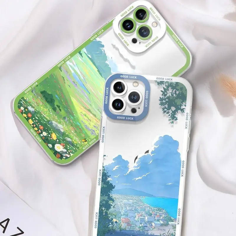Japanese Anime Scenery Phone Case Cover